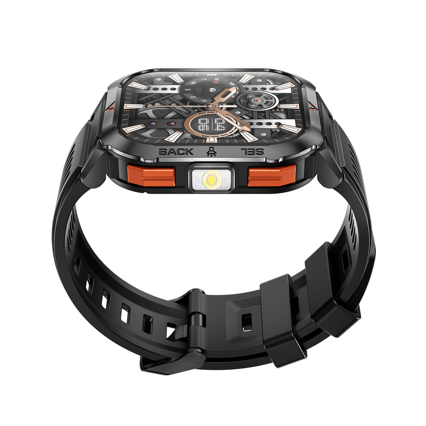 SMARTWATCH REX PRO MILITARY M5 + CORREA NARANJA GRATIS