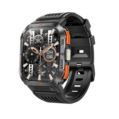 SMARTWATCH REX PRO MILITARY M5 + CORREA NARANJA GRATIS